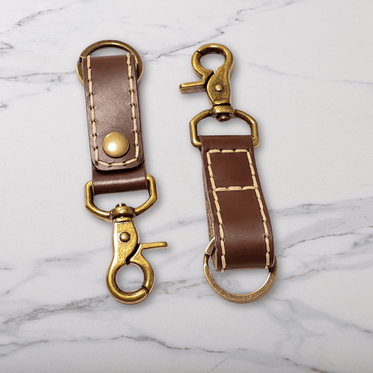 Leather Key Fob - Crafty Juniper