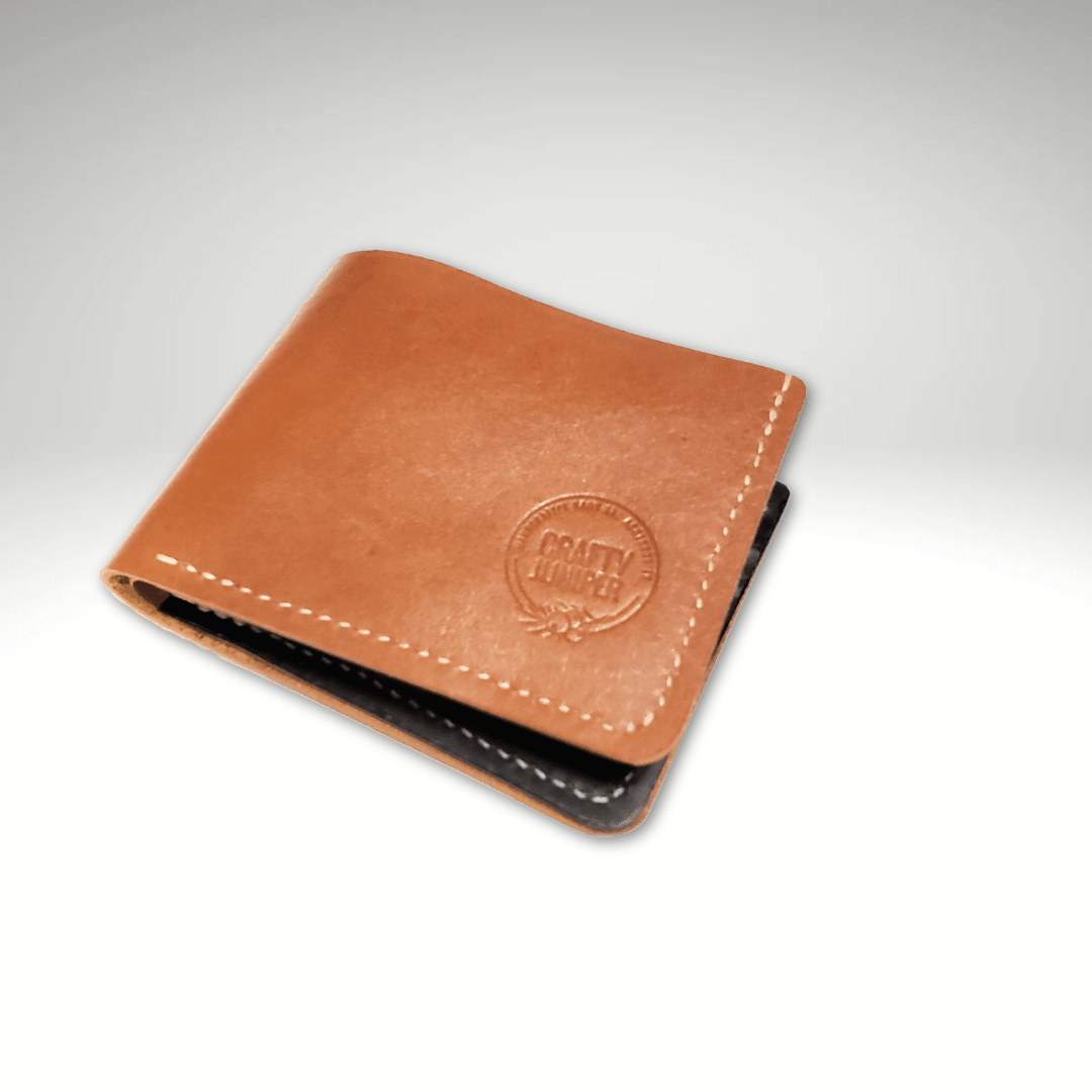 Men's Leather Bifold Wallet - Crafty Juniper