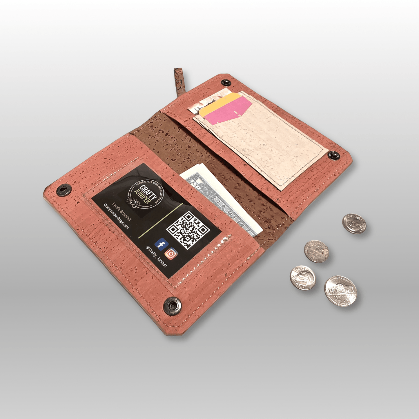 Mini Cork Wallet[ - Crafty Juniper