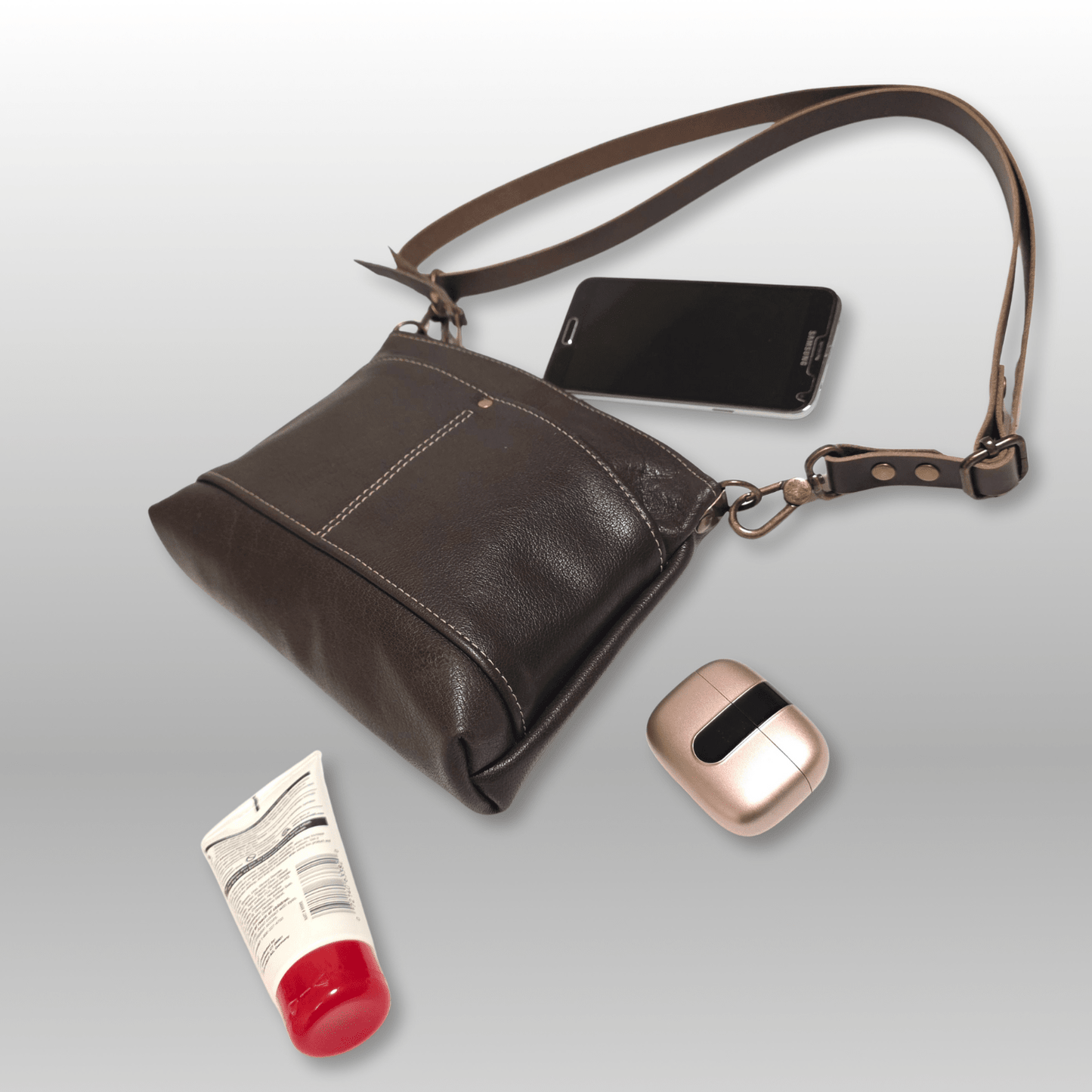 Mini Leather Crossbody Bag - Crafty Juniper