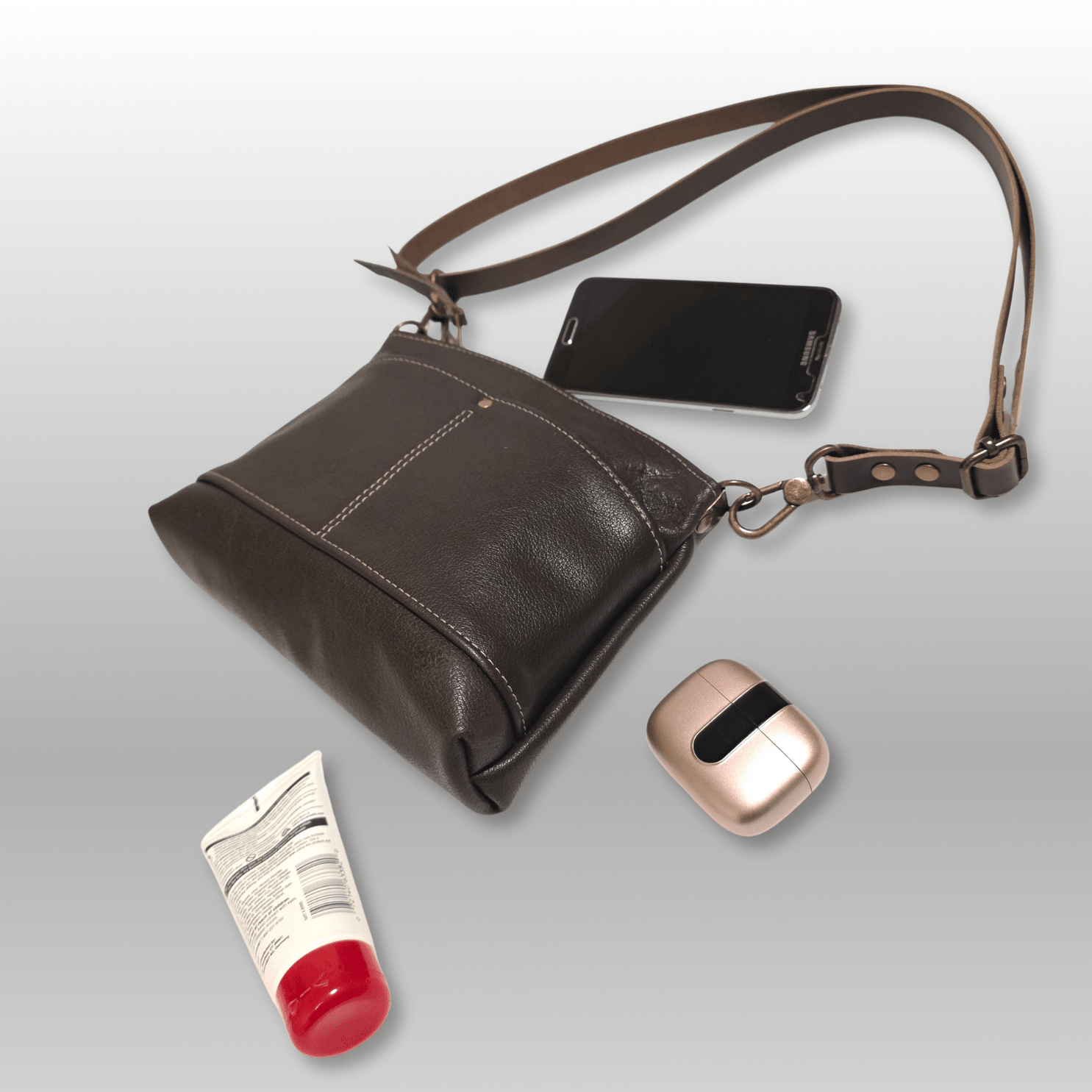 Mini Leather Crossbody Bag - Crafty Juniper