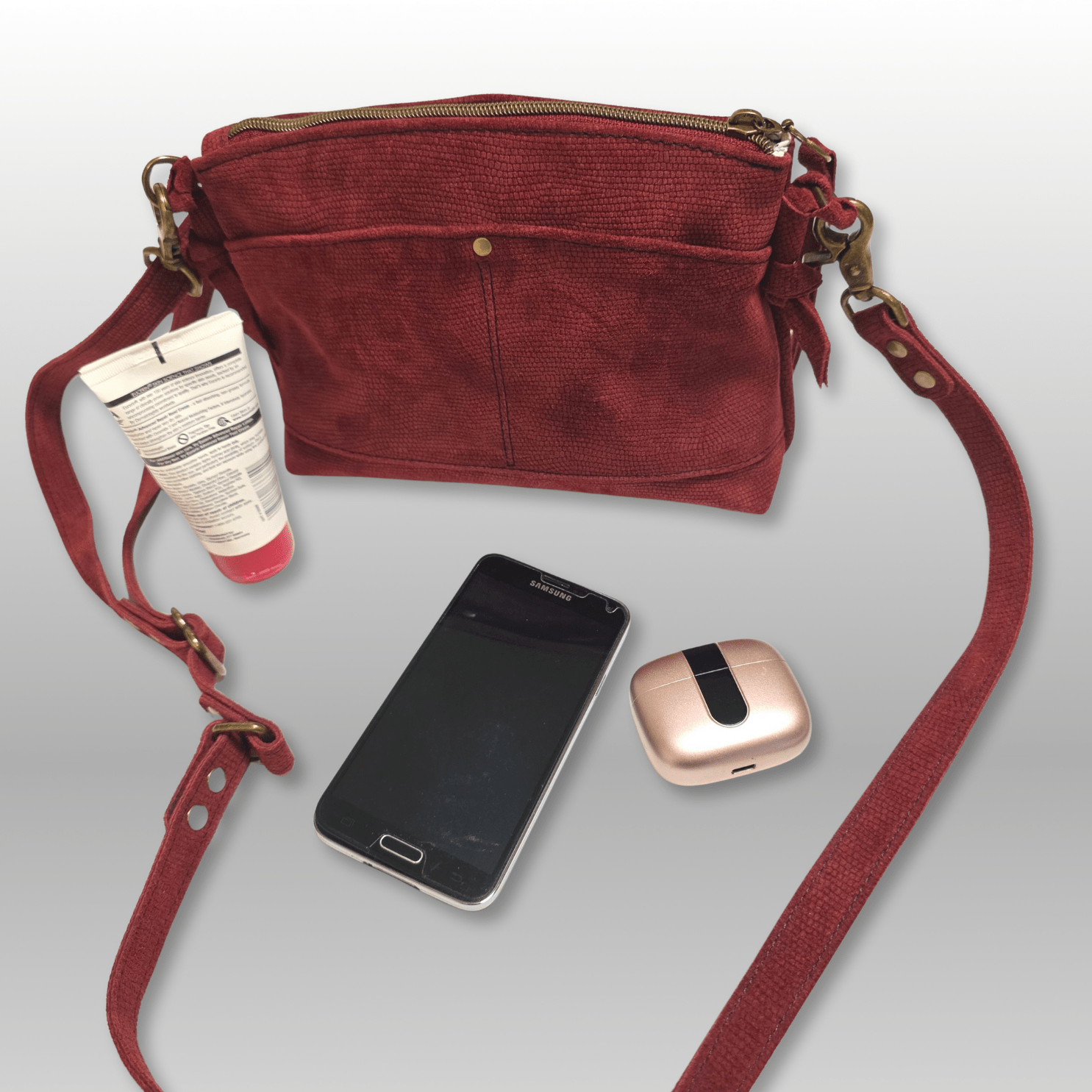 Mini Leather Crossbody Bag - Crafty Juniper
