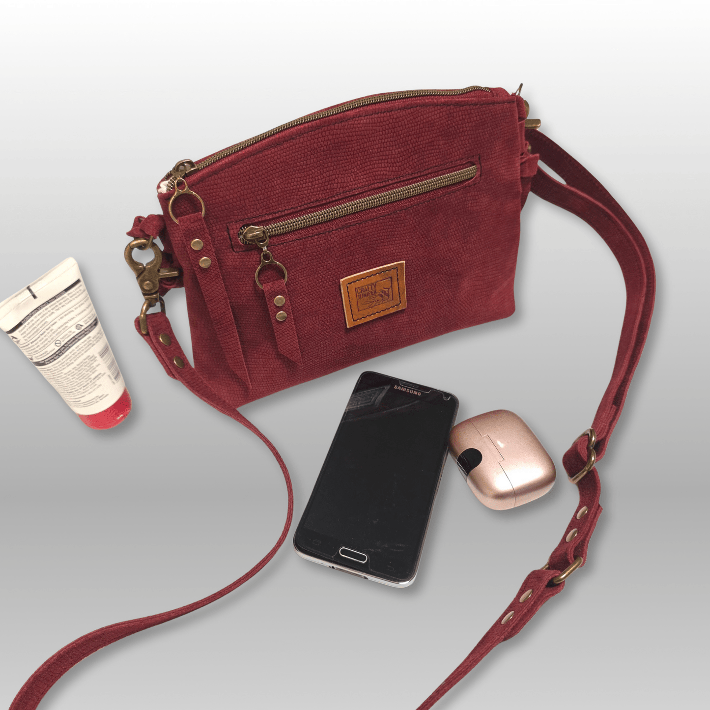 Mini Leather Crossbody Bag - Crafty Juniper