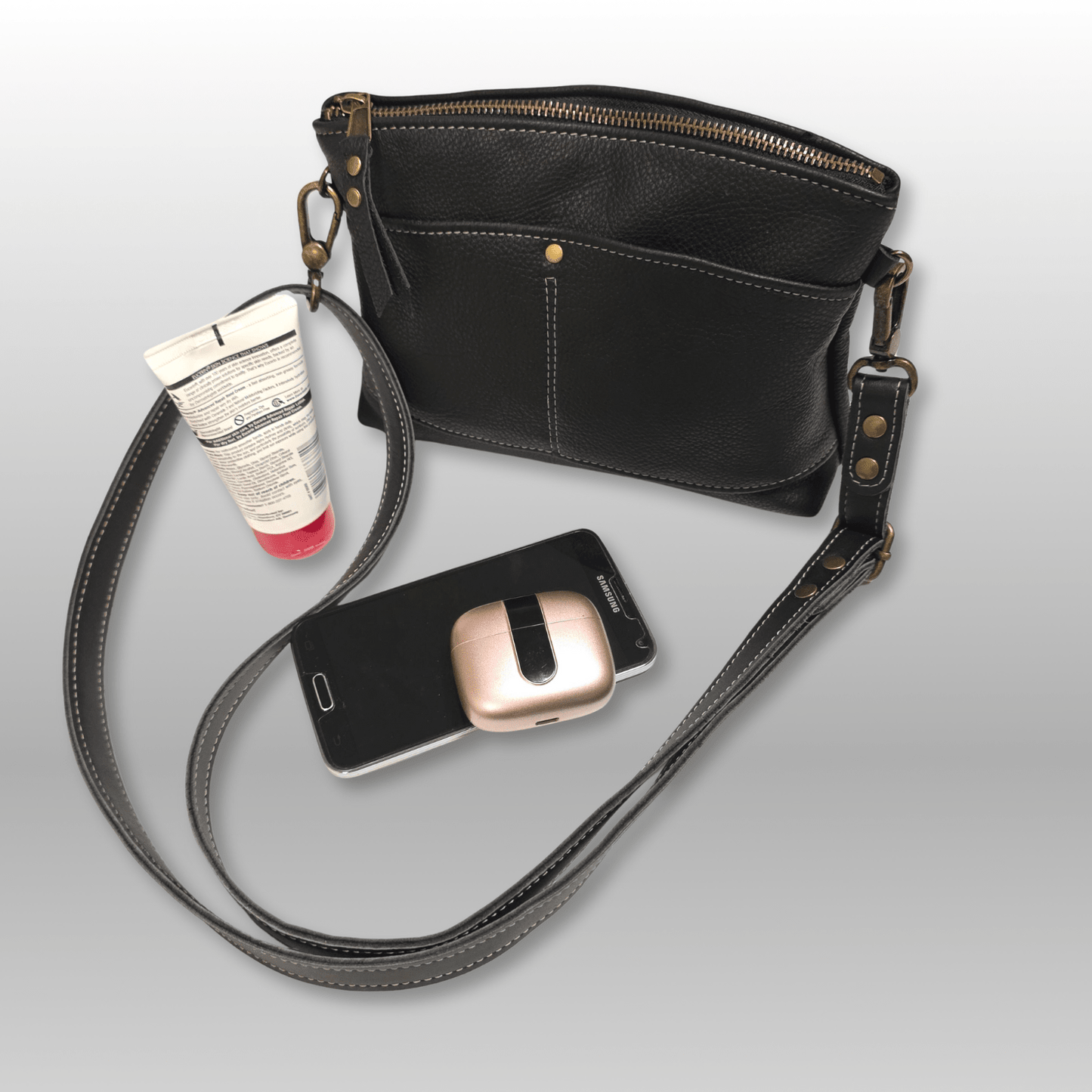 Mini Leather Crossbody Bag - Crafty Juniper