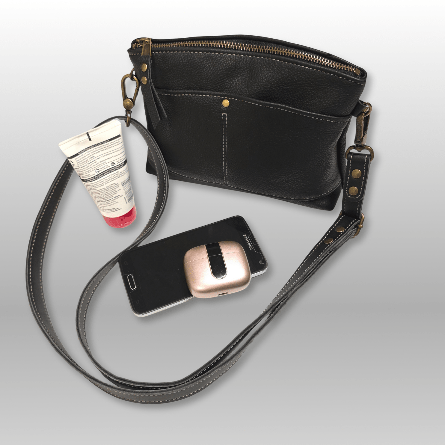 Mini Leather Crossbody Bag - Crafty Juniper
