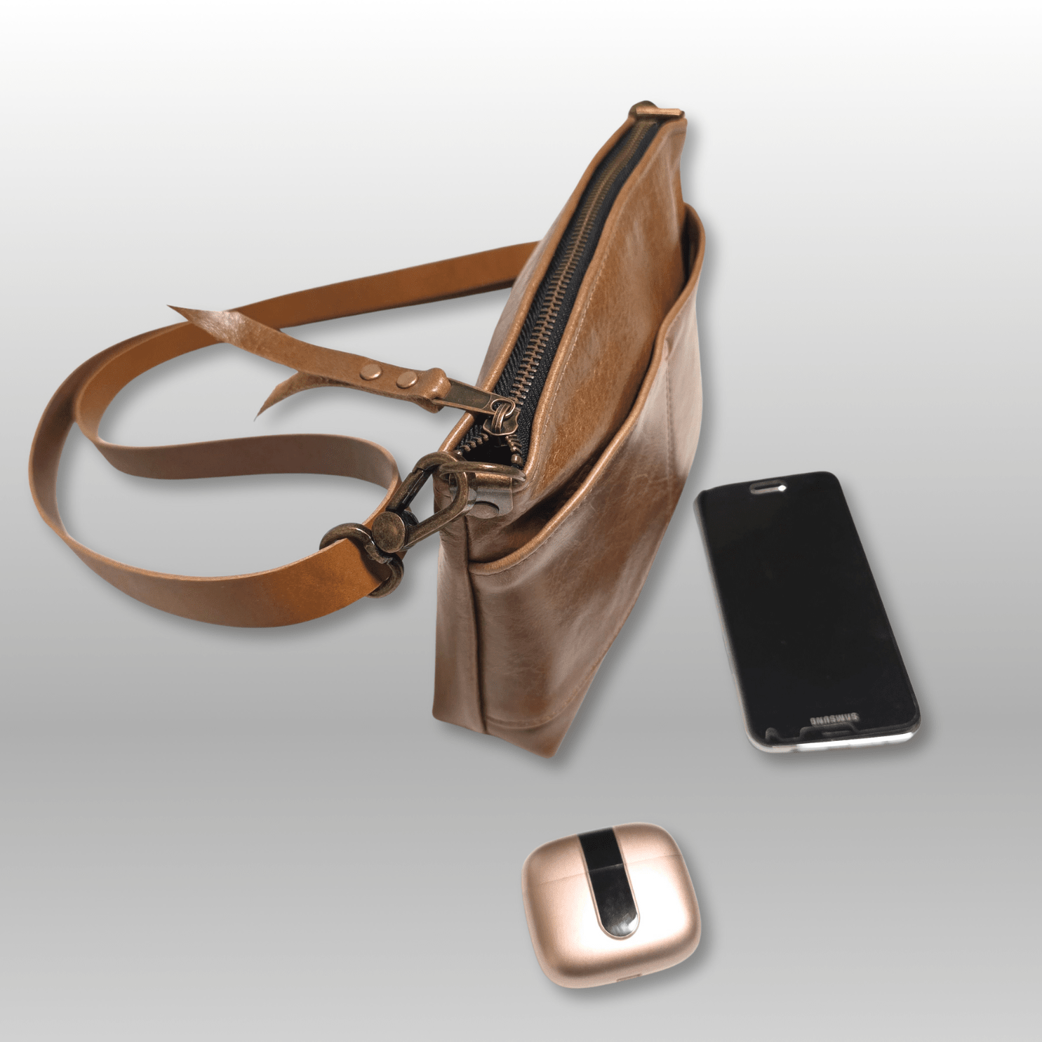 Mini Leather Crossbody Bag - Crafty Juniper