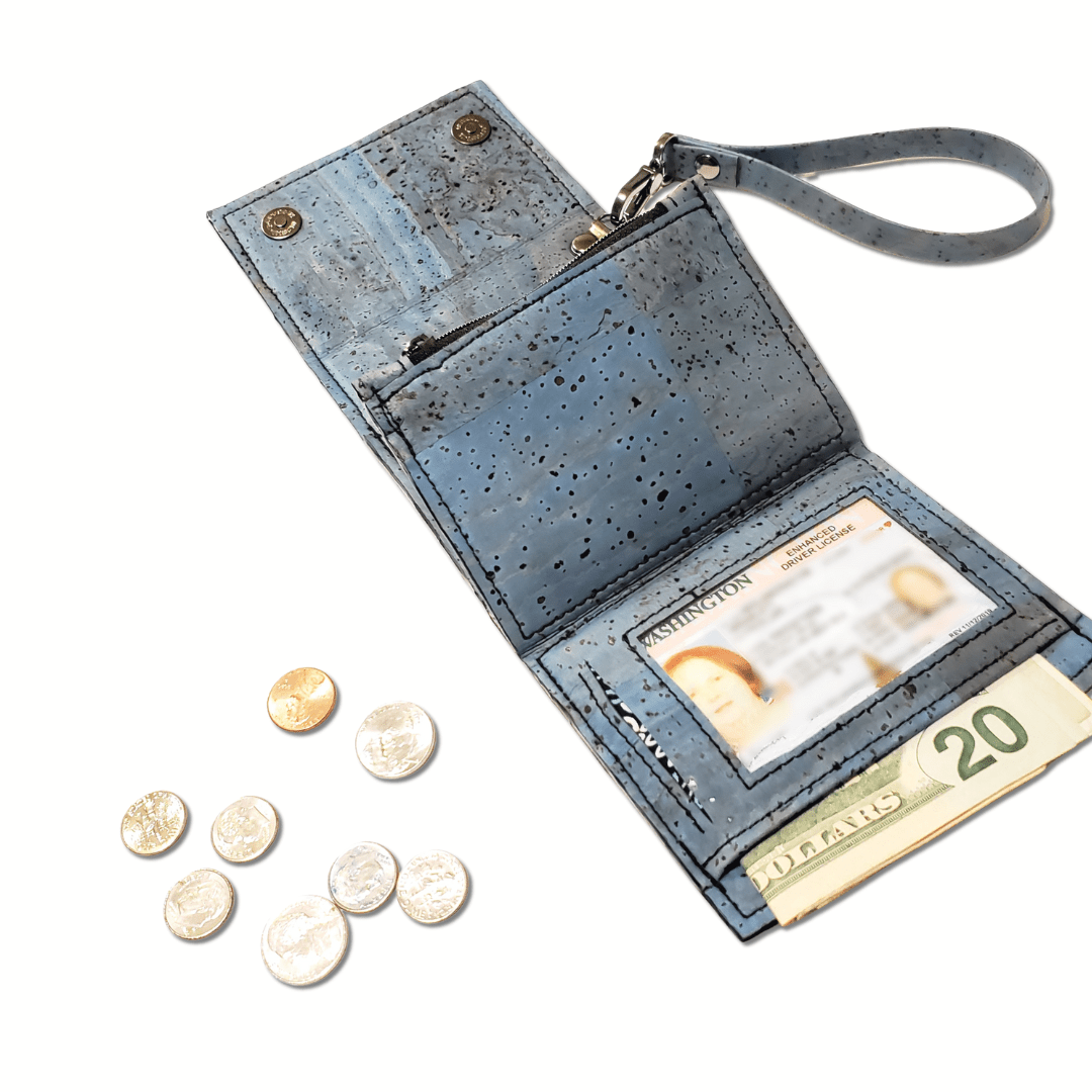 Mini Triskele Cork Wallet - Crafty Juniper