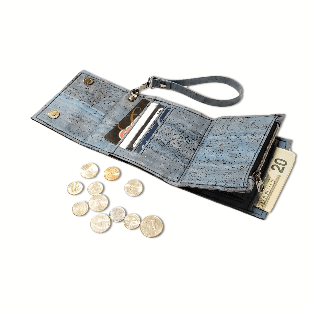 Mini Triskele Cork Wallet - Crafty Juniper
