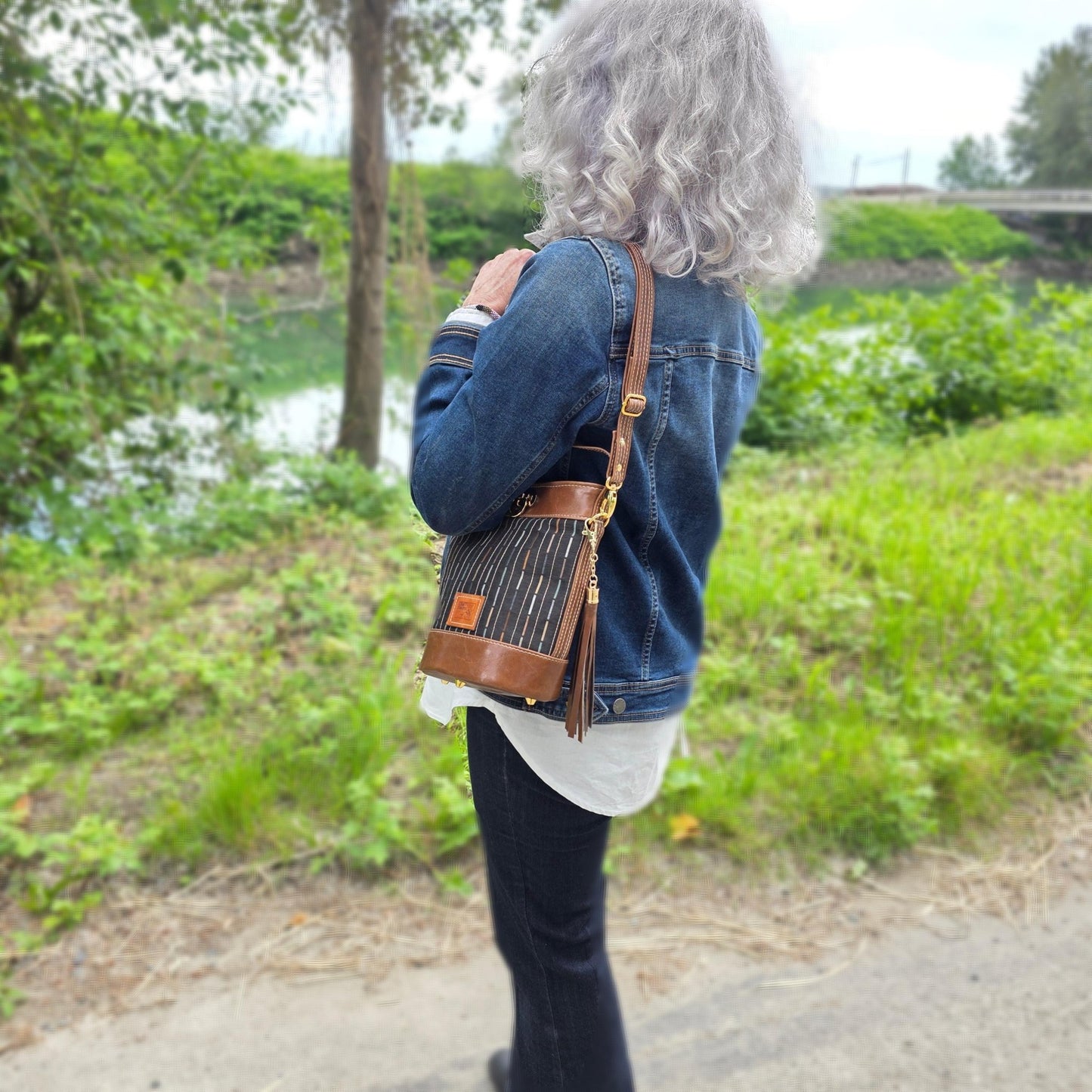Sabrina Mini Bucket Bag - Crafty Juniper