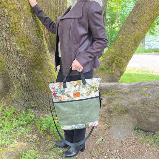 Seattle Bag in Tapestry Fabric - Crafty Juniper