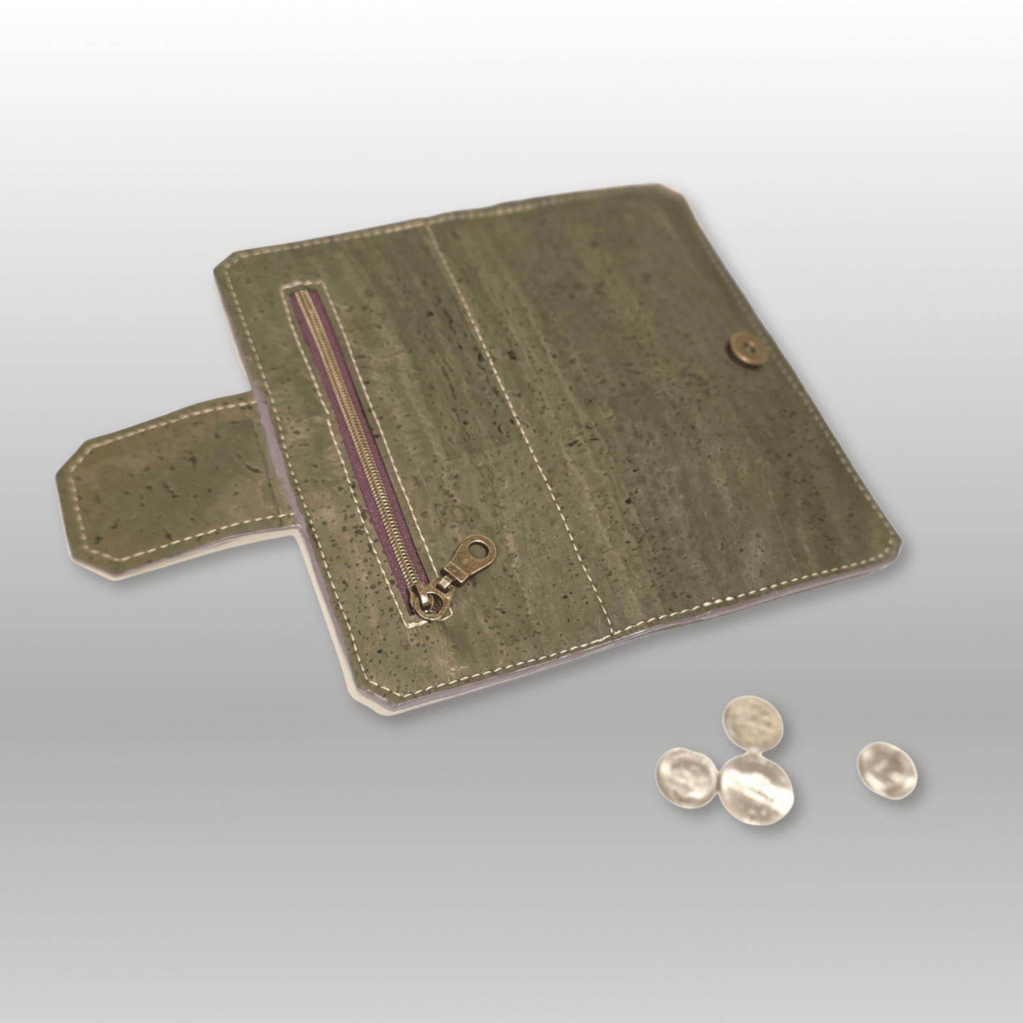 Tall Cork Wallet - Crafty Juniper