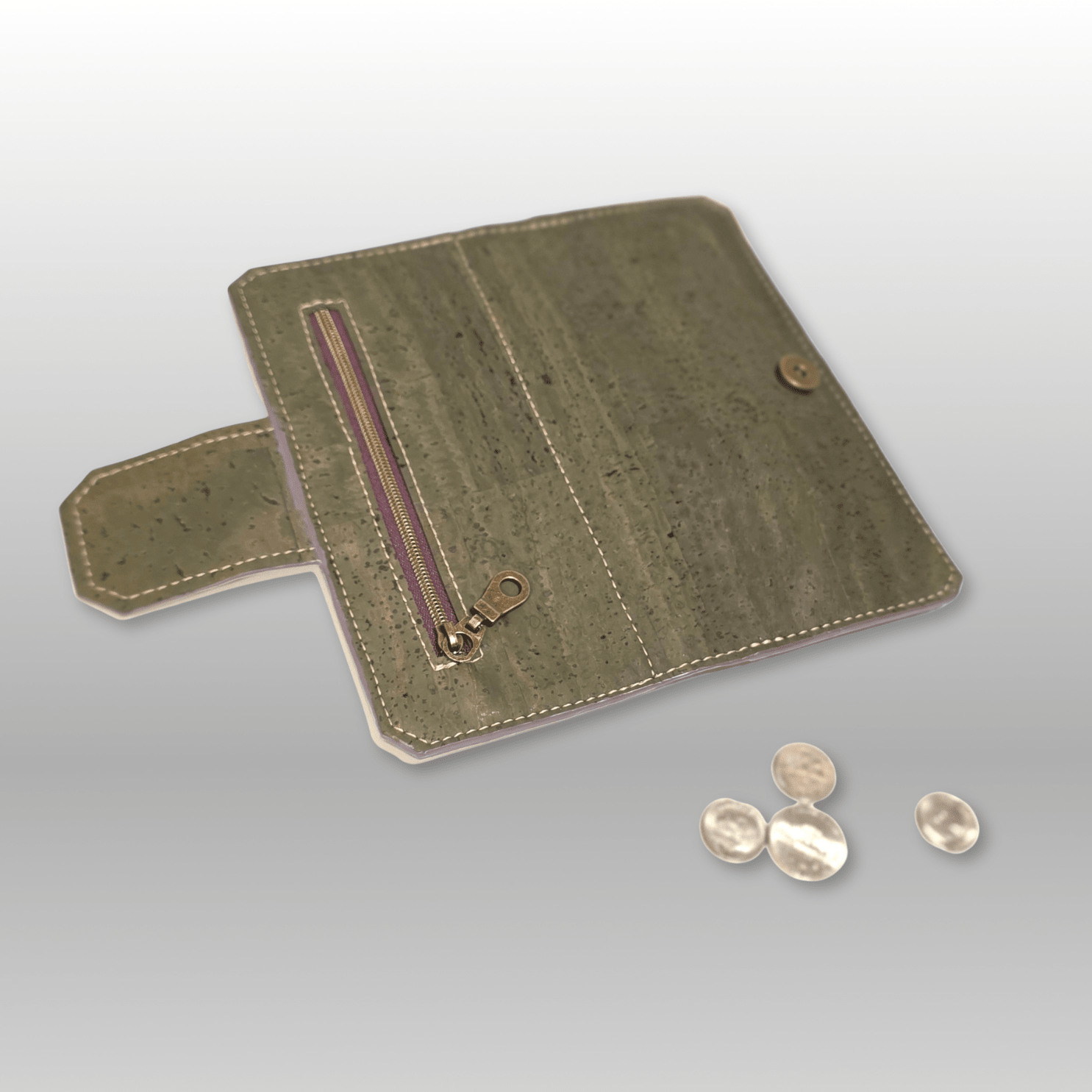 Tall Cork Wallet - Crafty Juniper