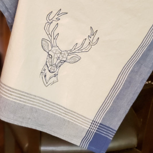 Embroidered Tea Towel