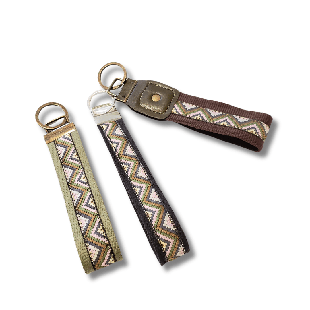 Various Ribbon and Webbing Key Fobs - Crafty Juniper