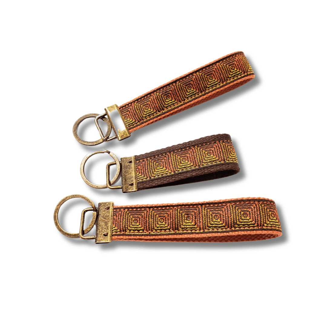 Various Ribbon and Webbing Key Fobs - Crafty Juniper