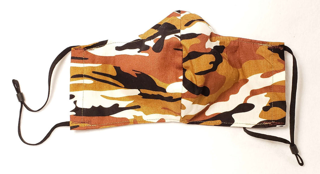 Adult mask camouflage brown Crafty Juniper
