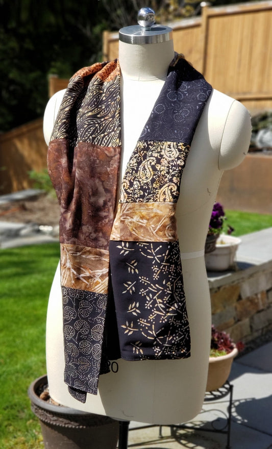 Batik Patchwork Scarf - Crafty Juniper