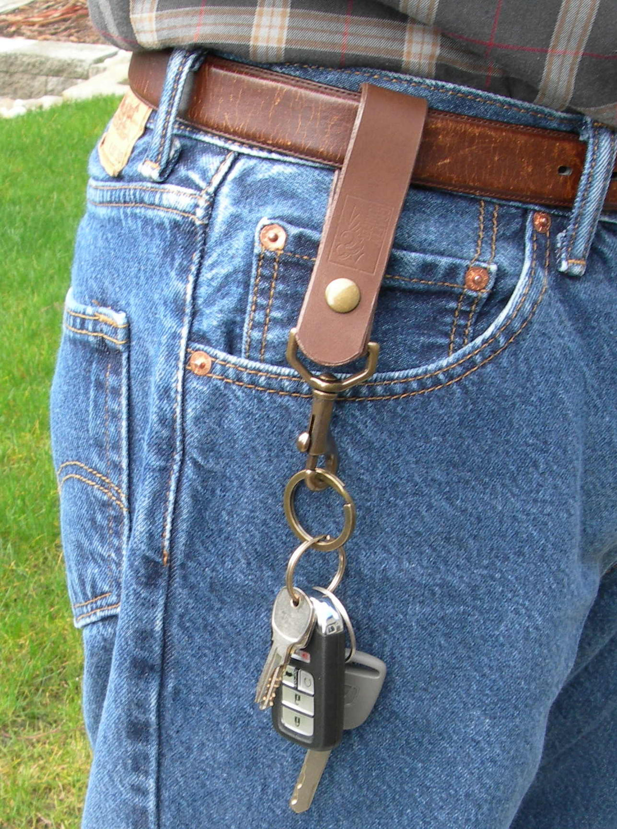 Leather Key Fob – Crafty Juniper