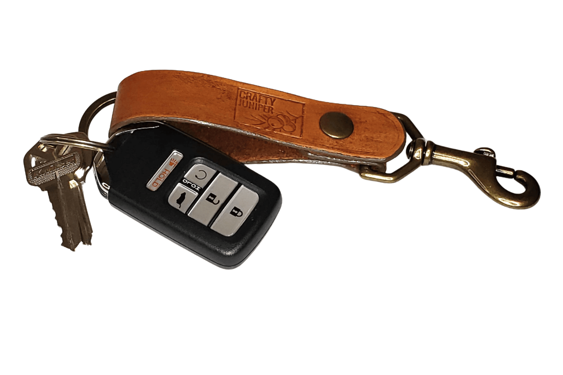 Leather Key Fob - Crafty Juniper
