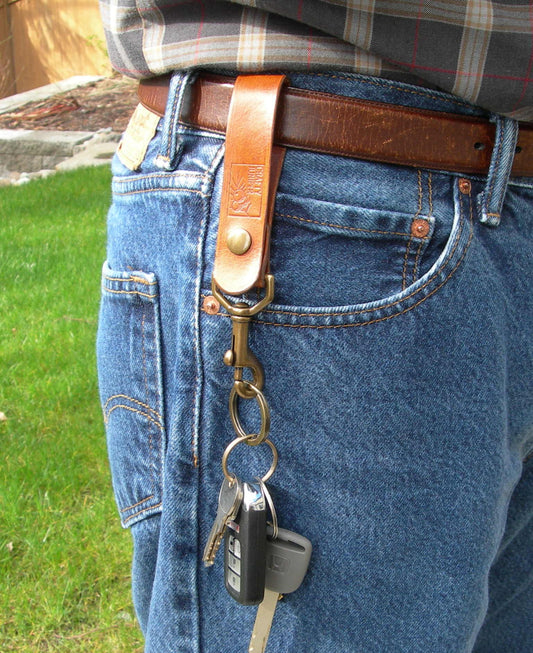 Leather Key Fob - Crafty Juniper