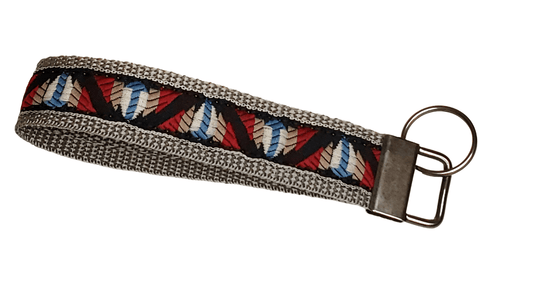Tribal Ribbon Key Fob - Crafty Juniper